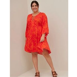 Torrid Hi-Low Babydoll Dress Sz 3x